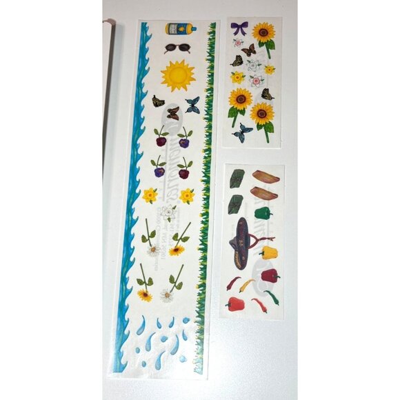 Creative Memories 12x12 Old style White Pages & Protectors (5) + Stickers - Picture 4 of 4